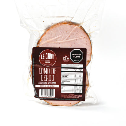 Lomo de Cerdo en Tajadas x 500 gr (Aprox 16 tajadas)